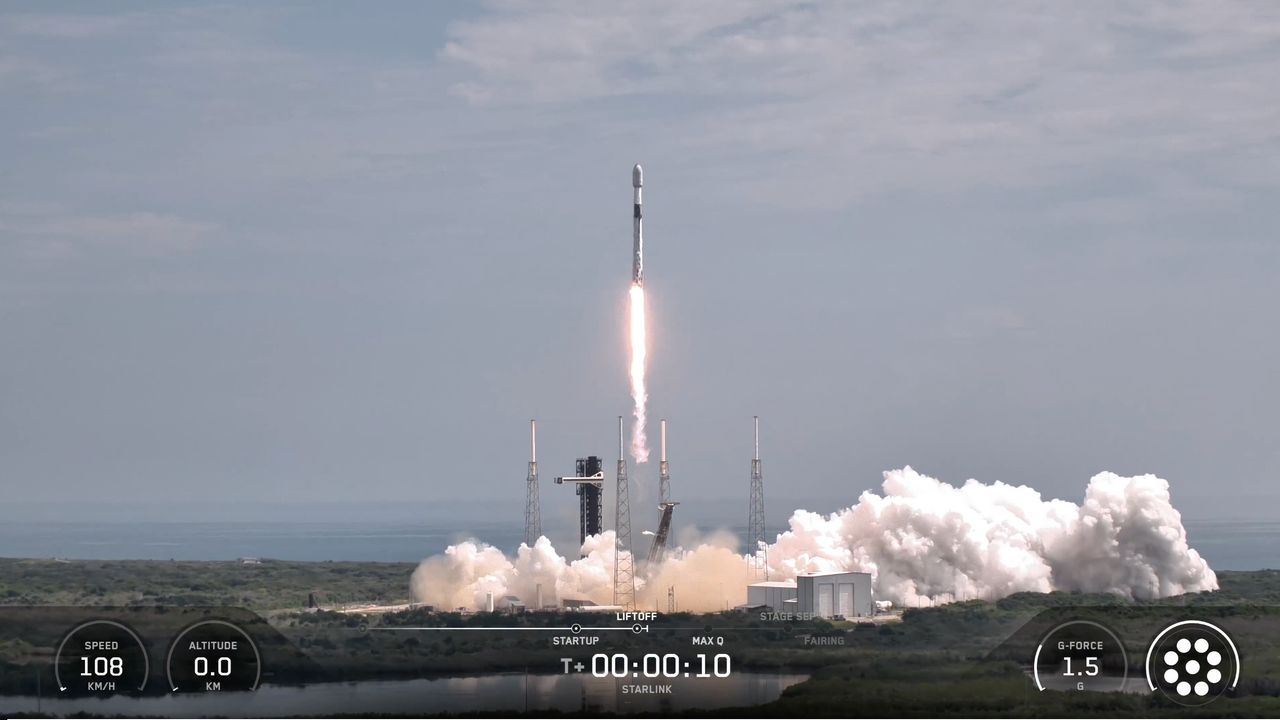 SpaceX вновь удивляет: 29 спутников Starlink взмывают в небо!