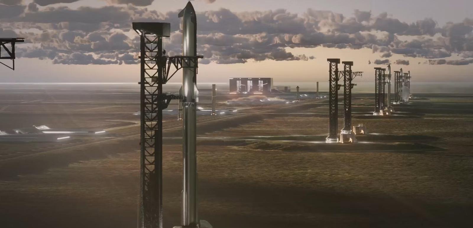 Крупнейший космодром на Земле получит более 12 стартовых столов и сможет выполнять более 30 запусков Starship в сутки